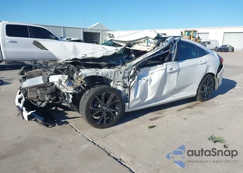 2019 Honda Civic Sport из США, поврежденный, VIN 19XFC2F89KE007985